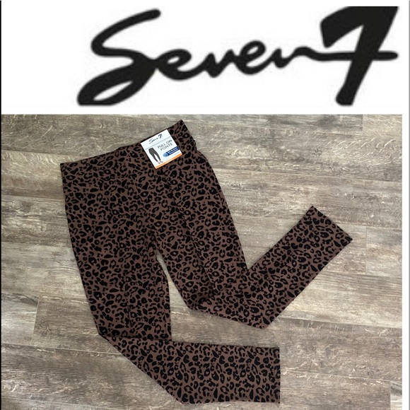 Seven7 Pants - NWT SEVEN 7 Pull On Ponte PinTuck Leggings Sz: M